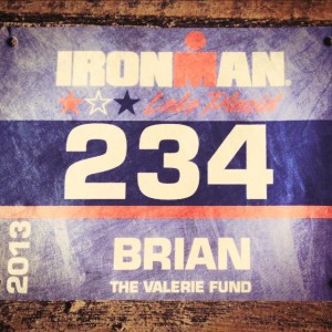 Ironman Lake Placid 2013 Bib #234