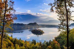 Architecture, Bled, Castle, Europe, Lake, Military Buildings, Places, Rain, Row, Rowing, Slovenia, Travel, city, meteorology, paddle